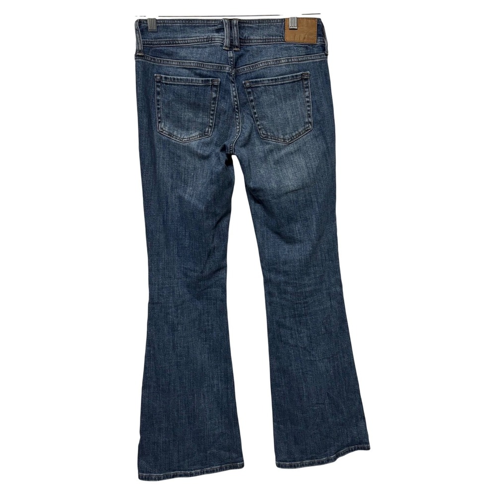 Aeropostale Low Rise Flare Jeans Medium Wash Front Flap Pockets Size 2 Reg Y2K - Picture 3 of 6